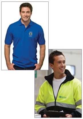 Embroidered polo shirts - Stourbridge, West Midlands - Alfabet Screen Printing Ltd - Man in Sports Shirt