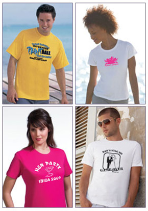 Printing services - Stourbridge, West Midlands - Alfabet Screen Printing Ltd - Hen Night Fancy Dress